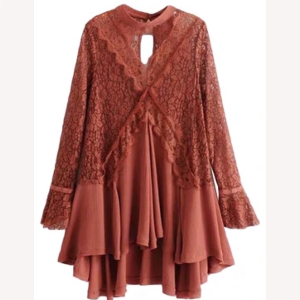 Goodnight Macaroon Merle Frilly Lace Top